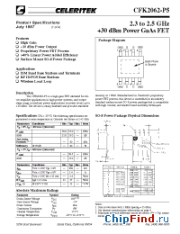 Datasheet CFK2062-P5 производства Mimix